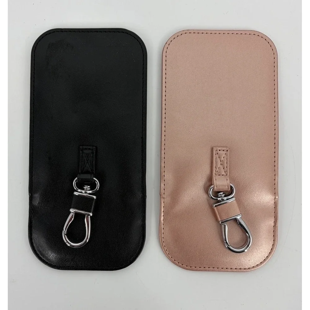 New Teskyer Faraday Bags for Key Fobs Black and Rose Gold RFID Travel